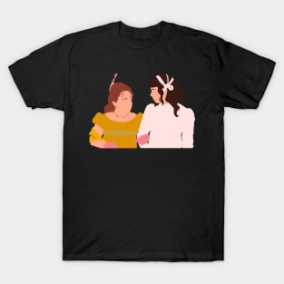 Penelope Feathertop and Eloise Bridgerton Characters Illustration T-Shirt